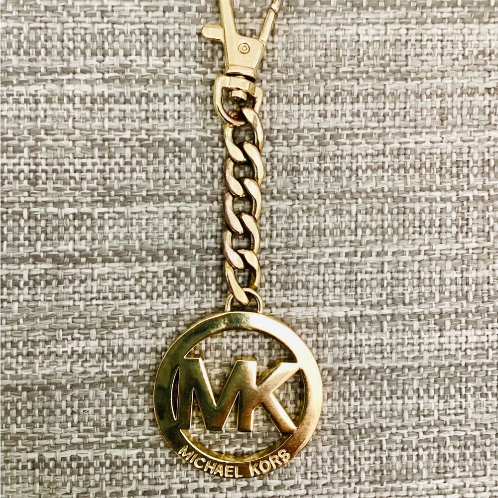 Michael Kors Gold Logo Key Holder